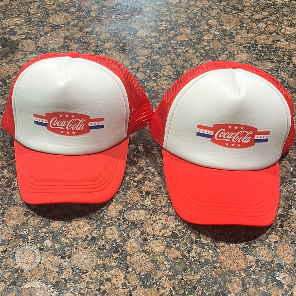 Coca-Cola Red and White Caps